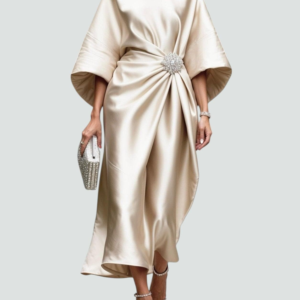 Simona - Elegantní midi šaty