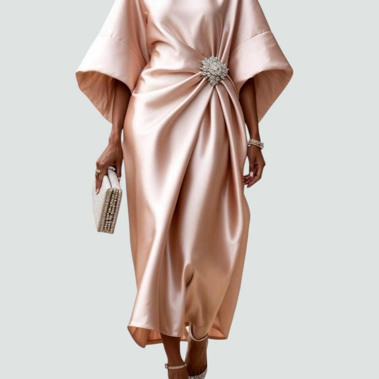 Simona - Elegantní midi šaty