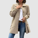 Martina - Elegantní kabát s knoflíky