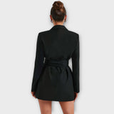 Věra - Elegantní mini šaty s výstřihem do V