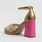 Věra - Elegantní sandály na podpatku