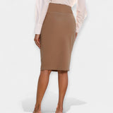 Zdeňka - Elegantní midi sukně s vysokým pasem