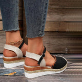 Diana - Retro sandály na platformě