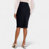 Zdeňka - Elegantní midi sukně s vysokým pasem