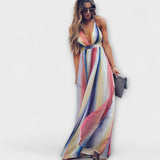 Helena - Elegantní maxi šaty s výstřihem do V