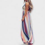 Helena - Elegantní maxi šaty s výstřihem do V