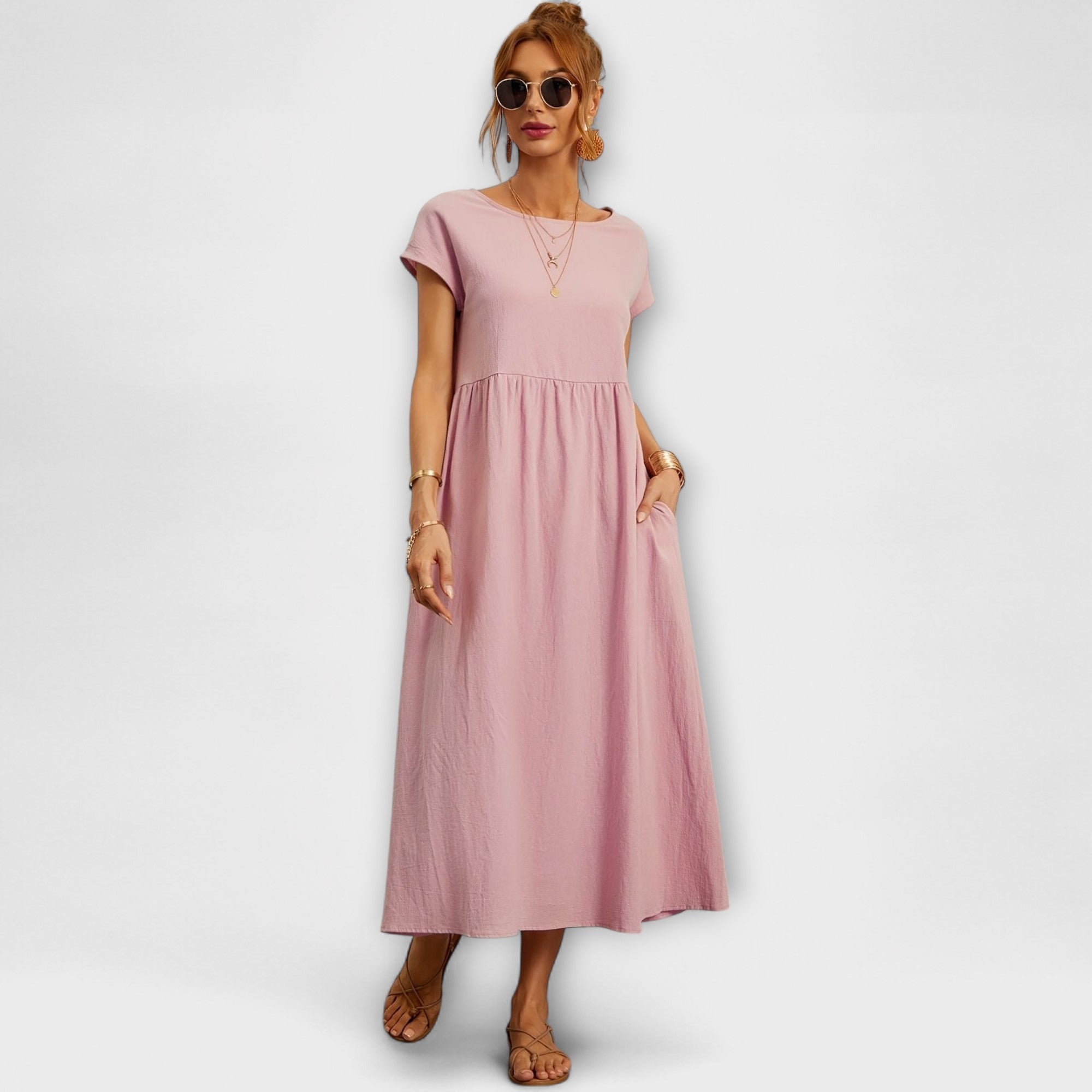 Soňa - Elegantní midi šaty