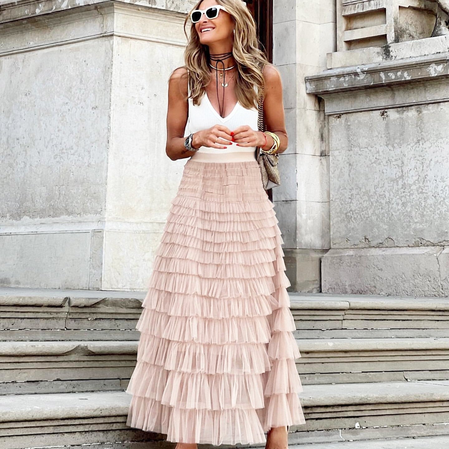 Karin - Elegantní maxi sukně