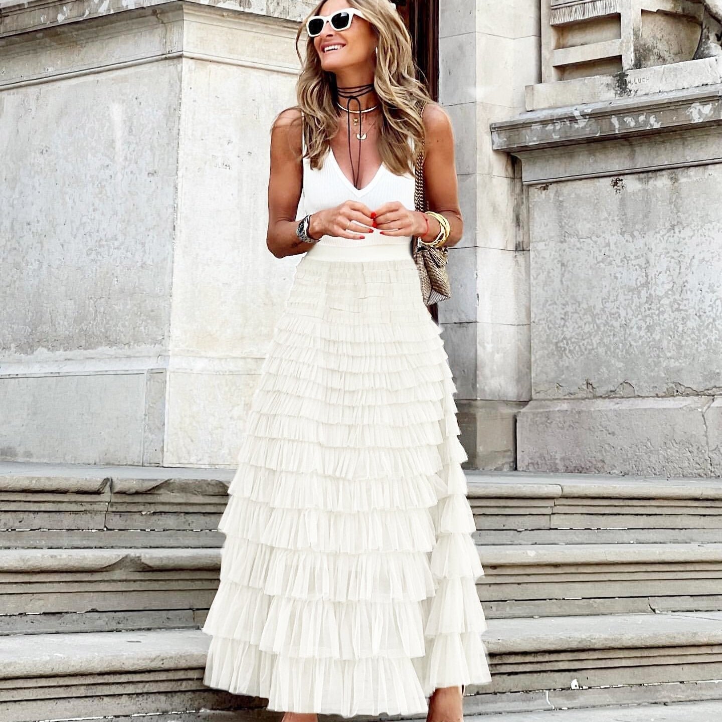 Karin - Elegantní maxi sukně