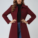Dominika - Zimní kabát s knoflíky