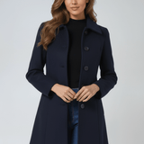 Dominika - Zimní kabát s knoflíky