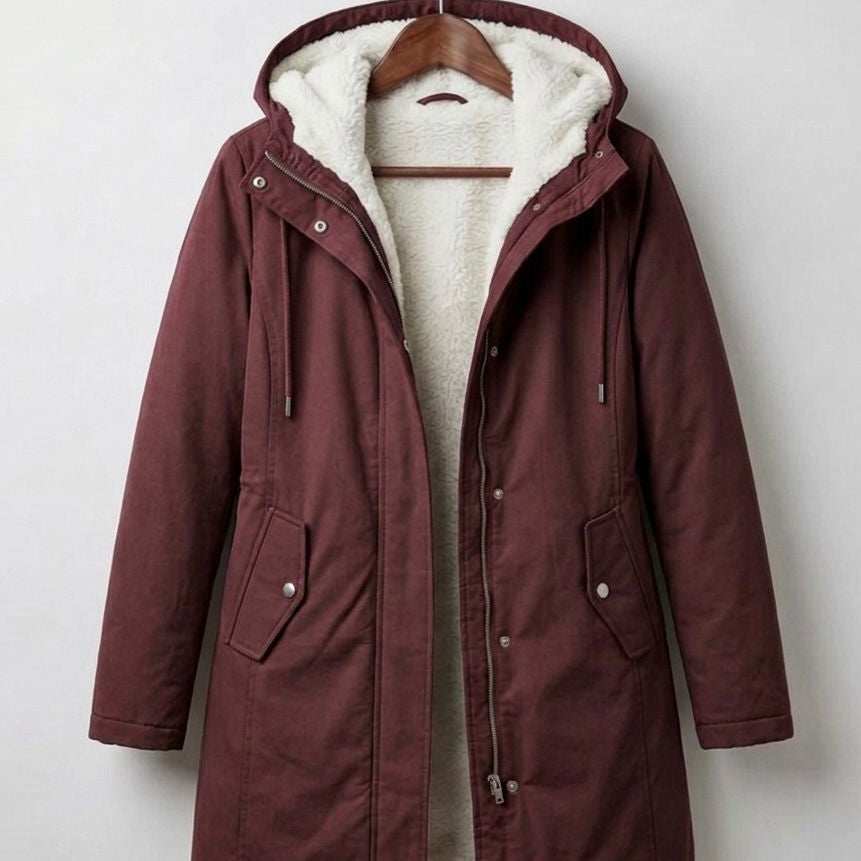 Viktorie | Hřejivý kabát s kapucí do každého počasí