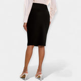 Zdeňka - Elegantní midi sukně s vysokým pasem