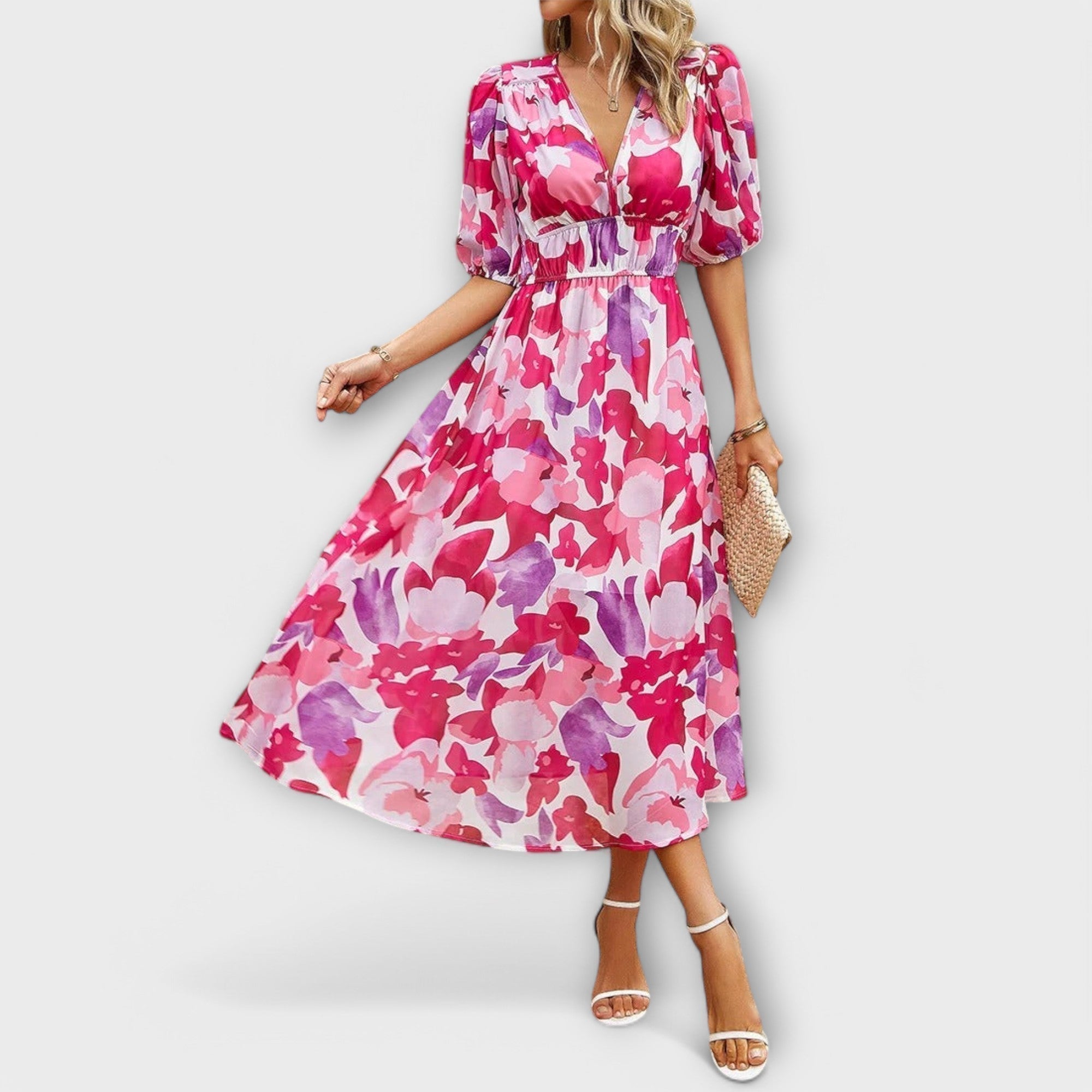 Olga - Elegantní midi šaty