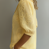 Martina - Elegantní halenka s květinovým vzorem