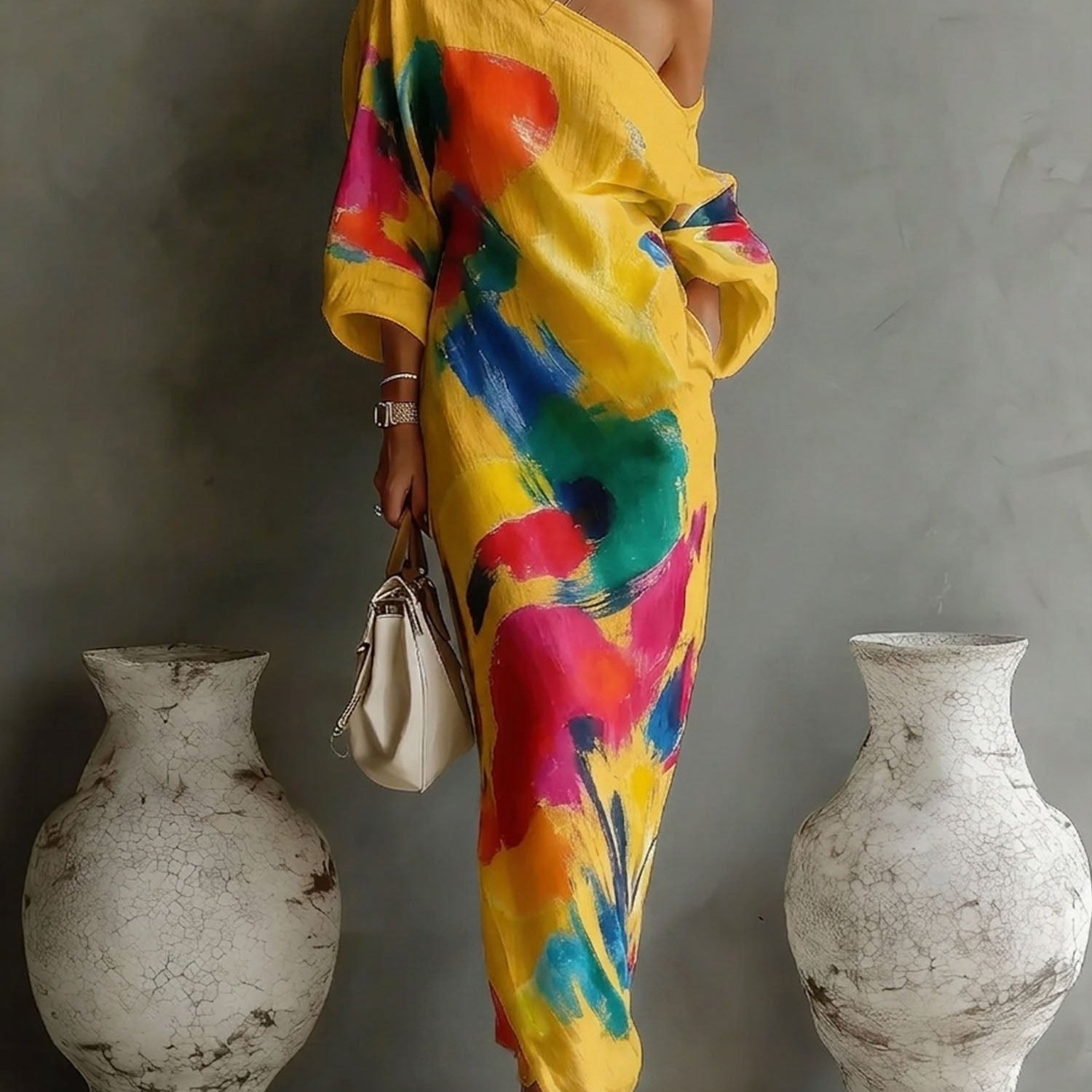 Adéla - Elegantní maxi šaty