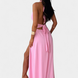 Marcela - Elegantní maxi šaty s rozparkem